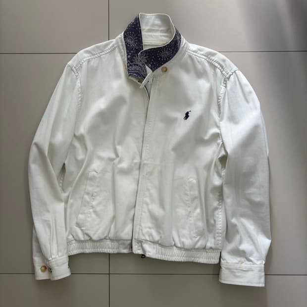 폴로랄프로렌 빅자켓(화이트 여성 L)