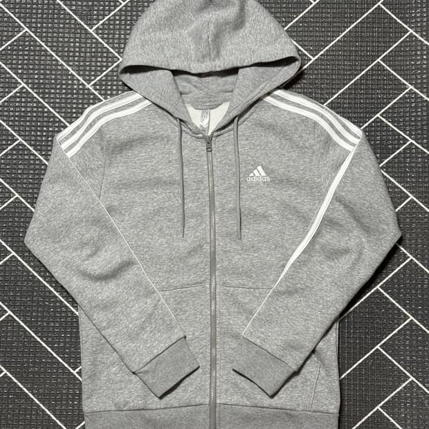 아디다스 에센셜 후드집업