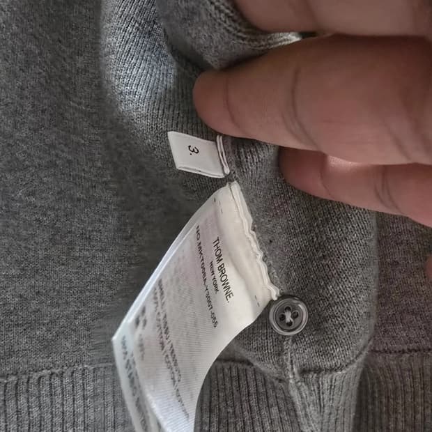 톰브라운 밀라노스티치 암밴드 후드집업