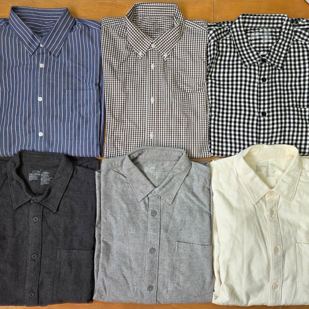 MUJI 무인양품 셔츠 다수