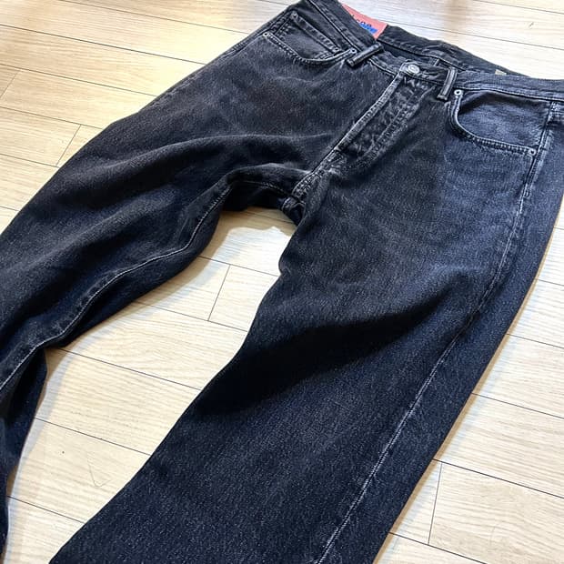 1996 Metal Black Straight Fit Pants