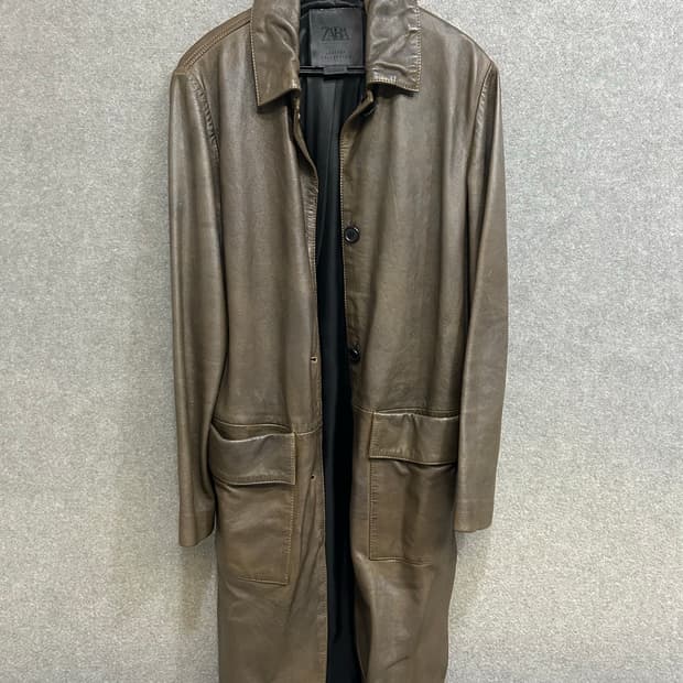 자라 리얼 램스킨 양가죽 롱코트 정가 50