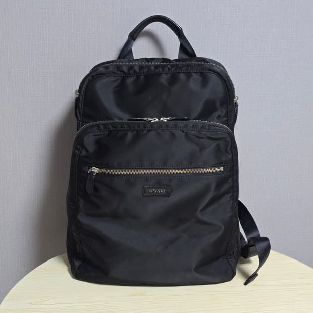 매킨토시 필로소피 나일론 백팩 블랙