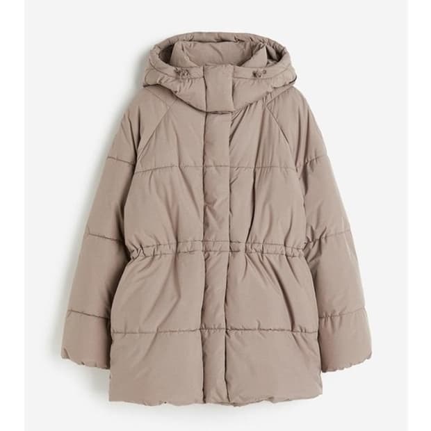 h&m 후드 퍼프 재킷 패딩