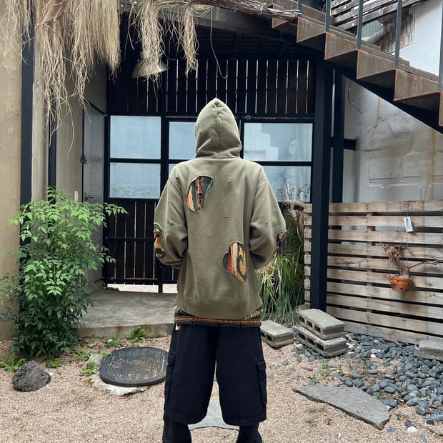 knit pattern sweatshirt no.10