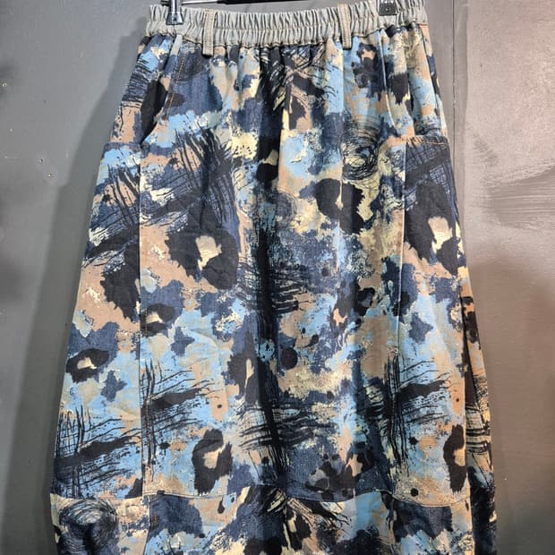 일제 패턴  롱 청스커트 55 66 77