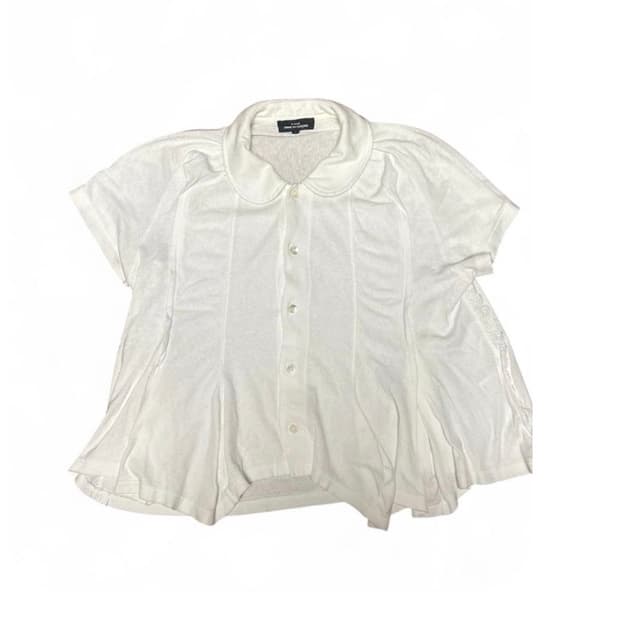 Comme des Garçons white button top