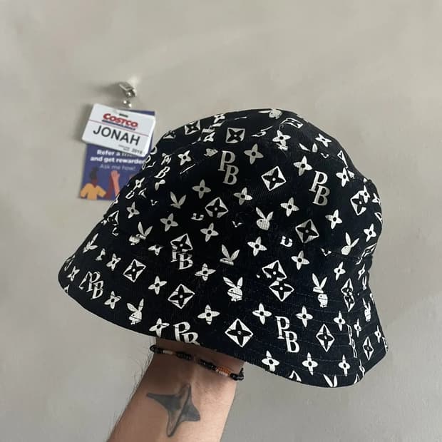 일본발 플레이보이 모노그램 버킷햇
