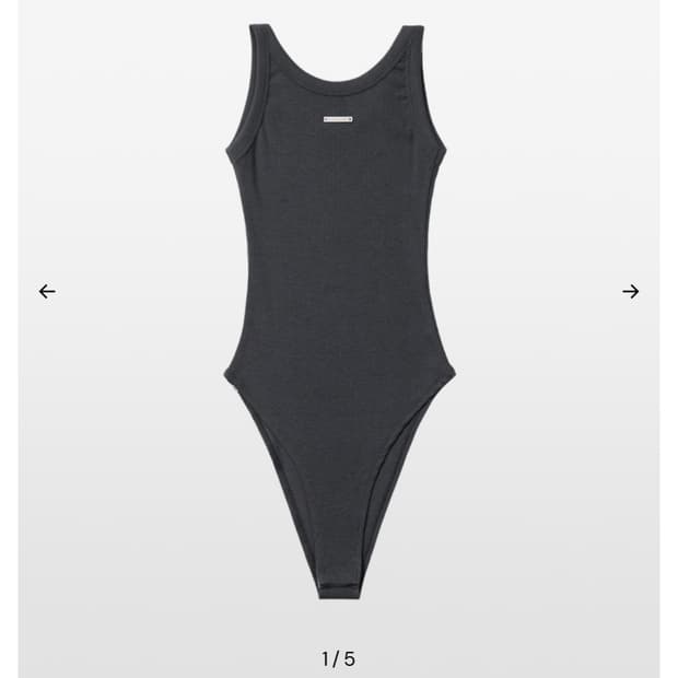 킴서울 111 투웨이 바디수트 블루차콜