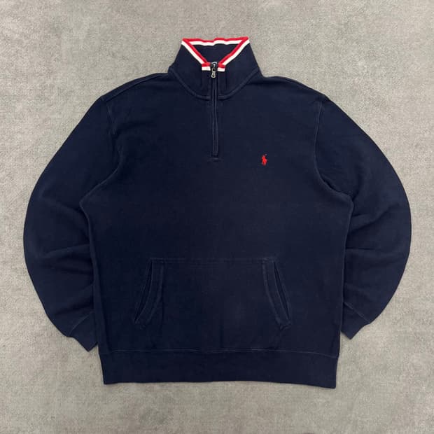 L 폴로 랄프로렌 하프집업 코튼니트