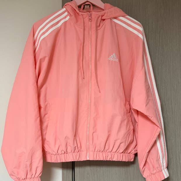 아디다스 윈드브레이커 핑크