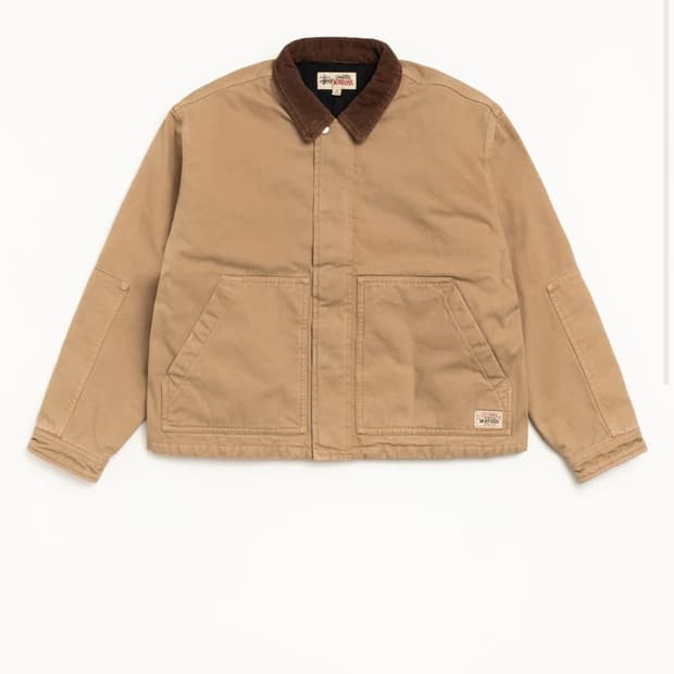 L 스투시 워크 기어 자켓 카키
