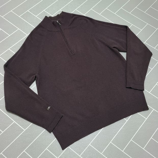 나이키 타이거우즈 골프 캐시미어 하프 집업 니트 XL