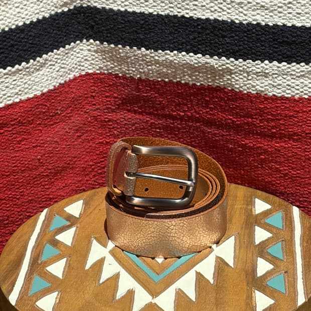 Classic rosegold belt / 클래식 싱글핀 로즈골드 벨트