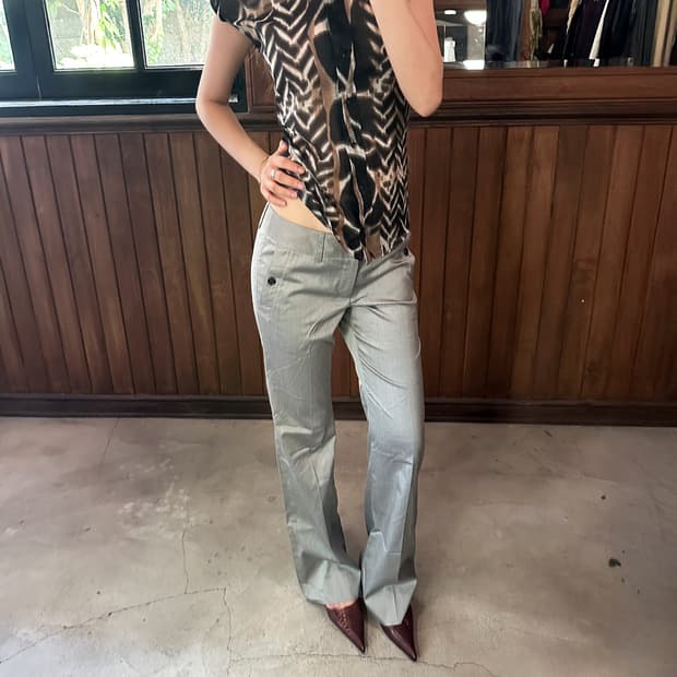 BURBERRY LONDON semi-bootcut pants
