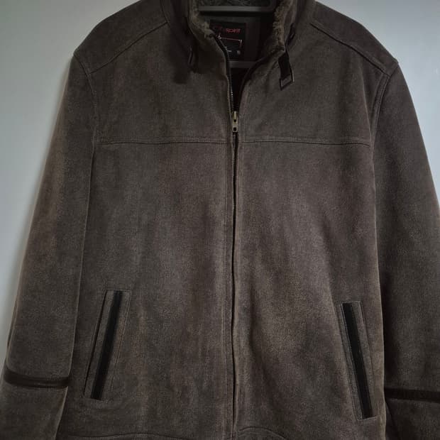 Vintage 스웨이드 가죽 무스탕 자켓 XL