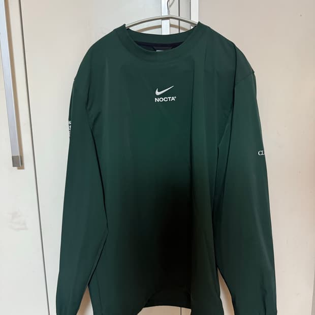 나이키 Nocta 골프 크루넥 탑 다크그린