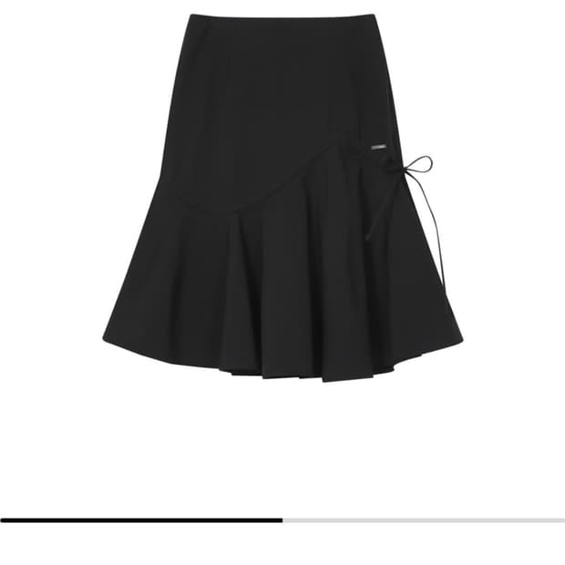 미세키서울 셔링 미디 스커트