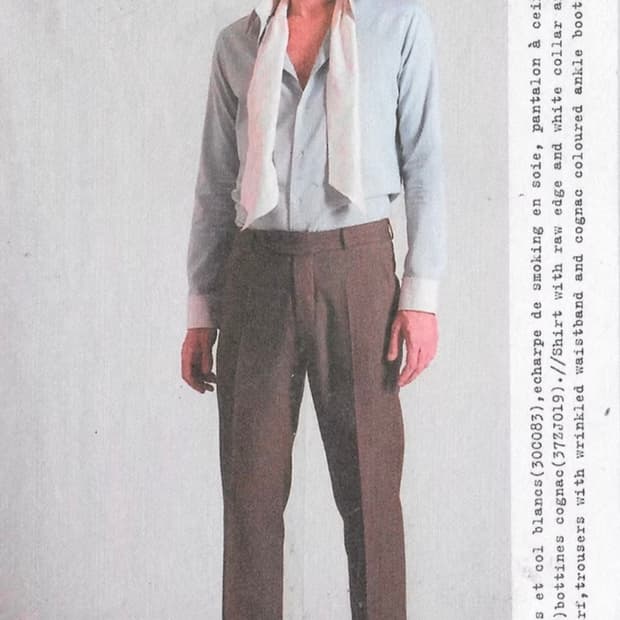 빈티지 마르지엘라 2008 카라 탈 부착 셔츠