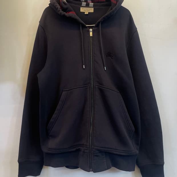 정품 버버리 네이비 후드집업 L:)