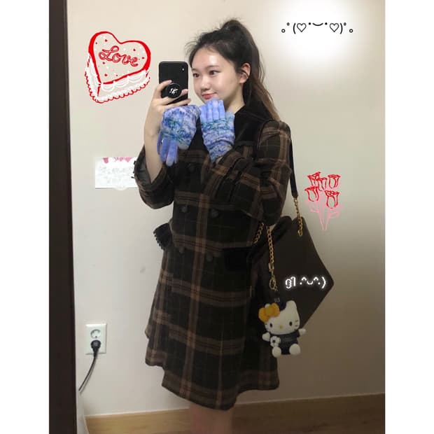 Vintage 💿 axes femme brown ch