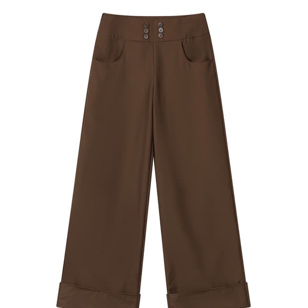 Testmechanism chestunt wide pants