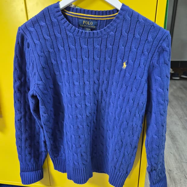 폴로 보이즈 케이블 니트 L (여성55)