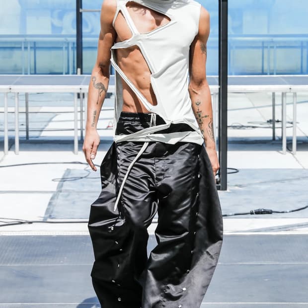 릭오웬스 다크쉐도우 바벨 푸셔 나일론 팬츠 S사이즈