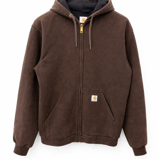 칼하트 브라운 후드집업 S