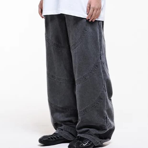 [M] 더콜디스트모먼트 빈티지 쉬림프 팬츠 차콜