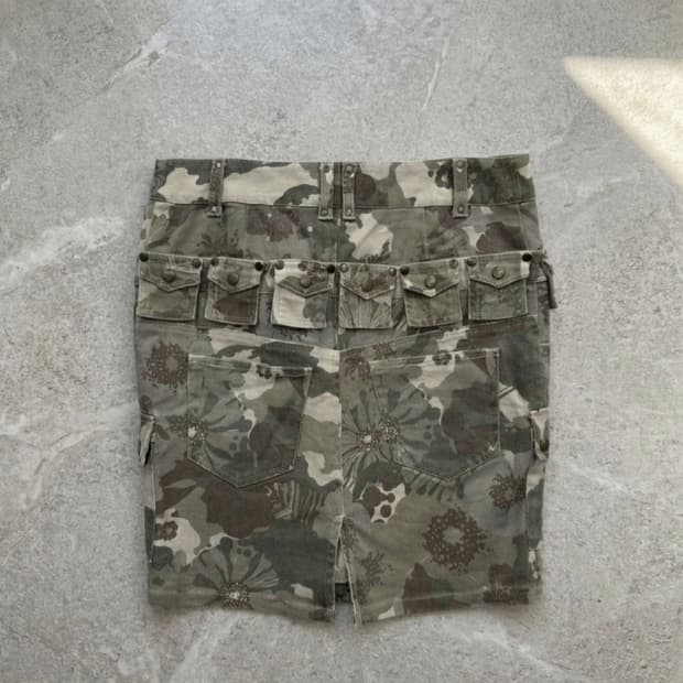 00s cargo vintage skirt