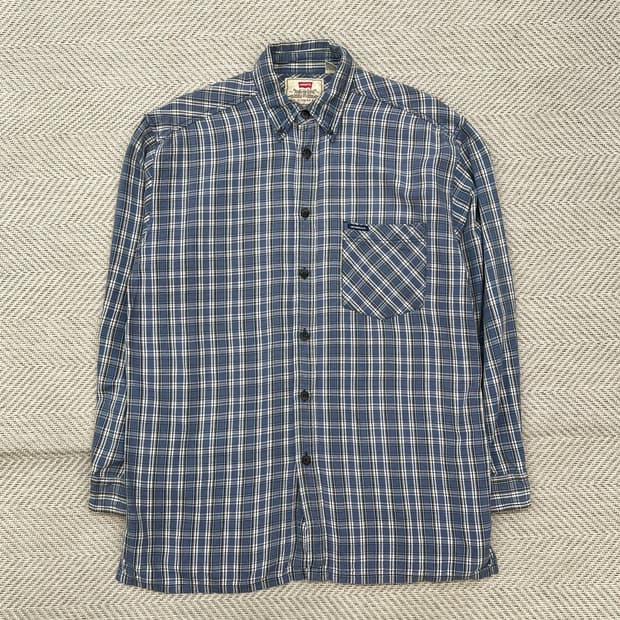 리바이스 체크 셔츠 r2742