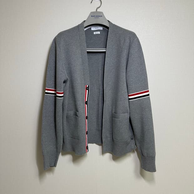 [4size] 신형 톰브라운 암밴드 밀라노스티치 가디건 그레이