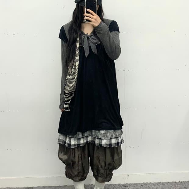 Silent worth 리본 원피스