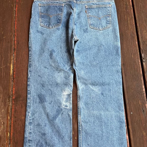 1990s USA Orange Tab Levis 517 Jeans
