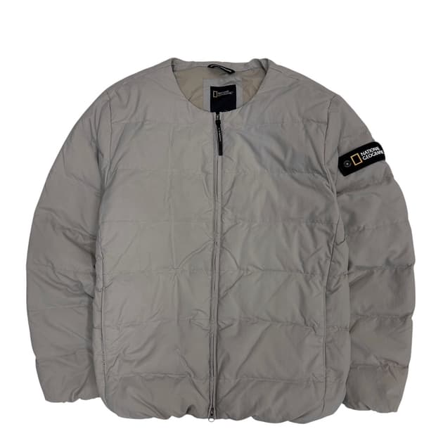 내셔널지오그래픽 덕다운 경량패딩 그레이 (XXL) 