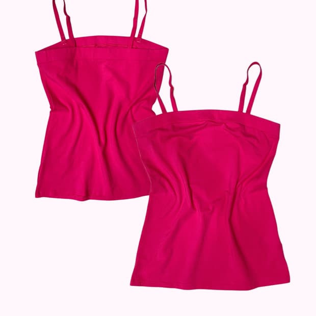 pink tube top
