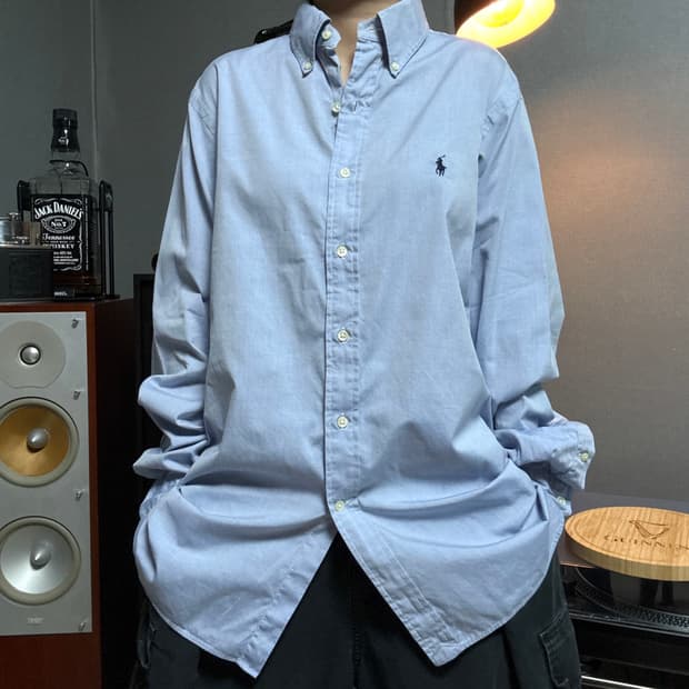 폴로랄프로렌 블루셔츠