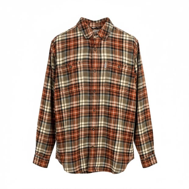 (L) 칼하트 투 포켓 플란넬 체크 셔츠