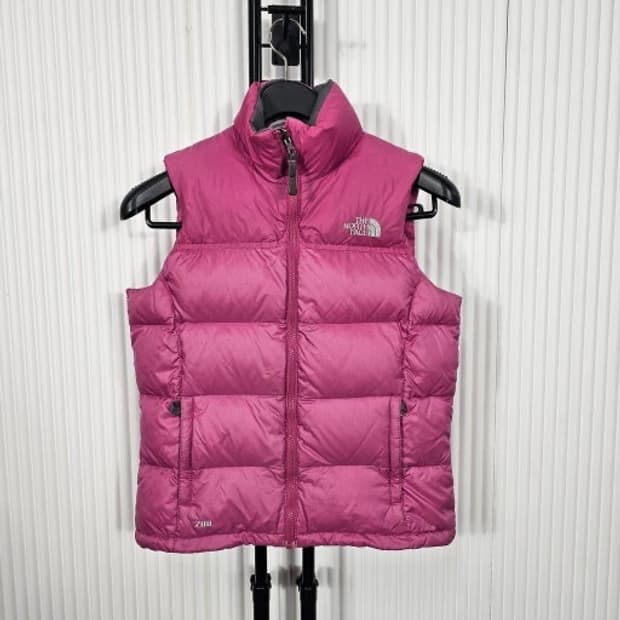 노스페이스 눕시 700 조끼패딩 / 패딩베스트 / 핑크