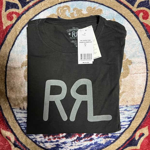 RRL 로고 저지 티셔츠 더블알엘