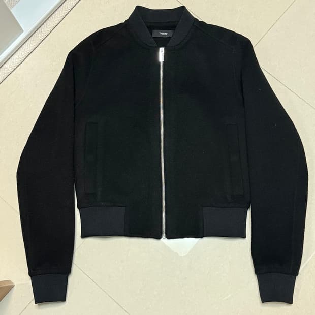 Theory 띠어리 울 캐시미어 봄버 자켓