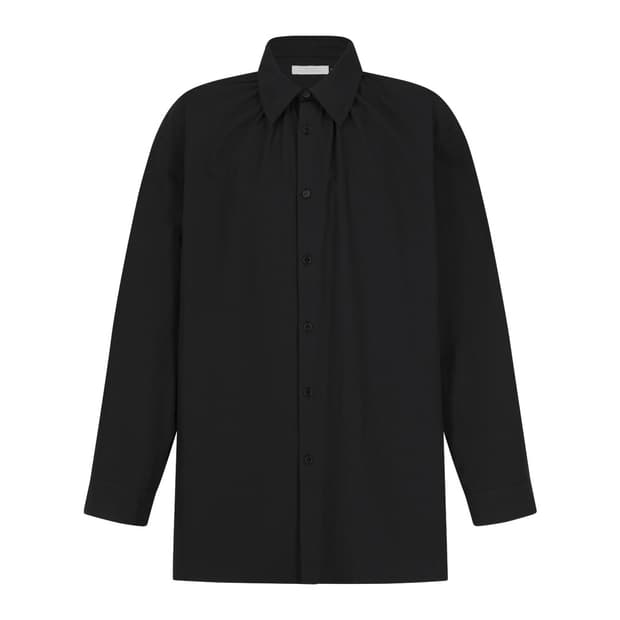 (새상품 M) 아모멘토 셔링 블랙 셔츠