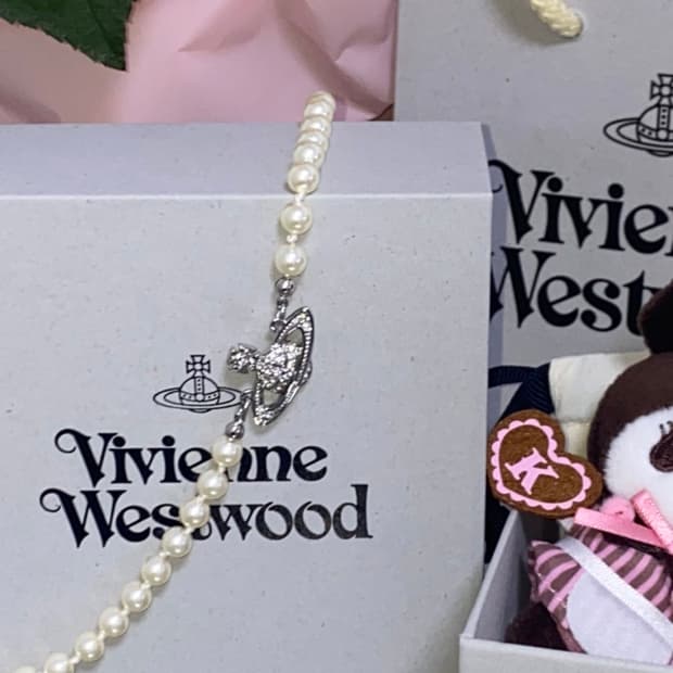비비안웨스트우드 진주 목걸이 초커 