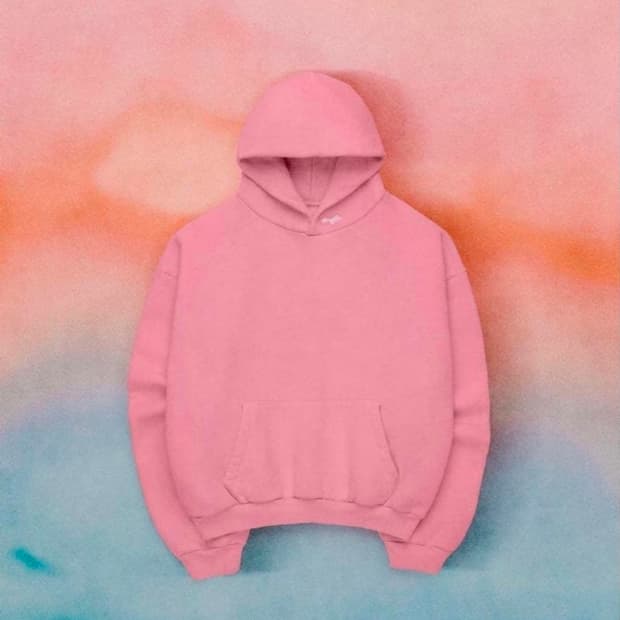 Skylrk hoodie cloudy pink