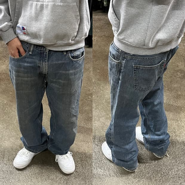Levis569 데님 팬츠 (35”)