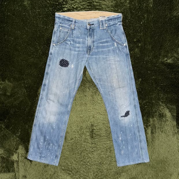 [32X30] 리바이스 514 재패니즈 사시코 커스텀 데님 팬츠