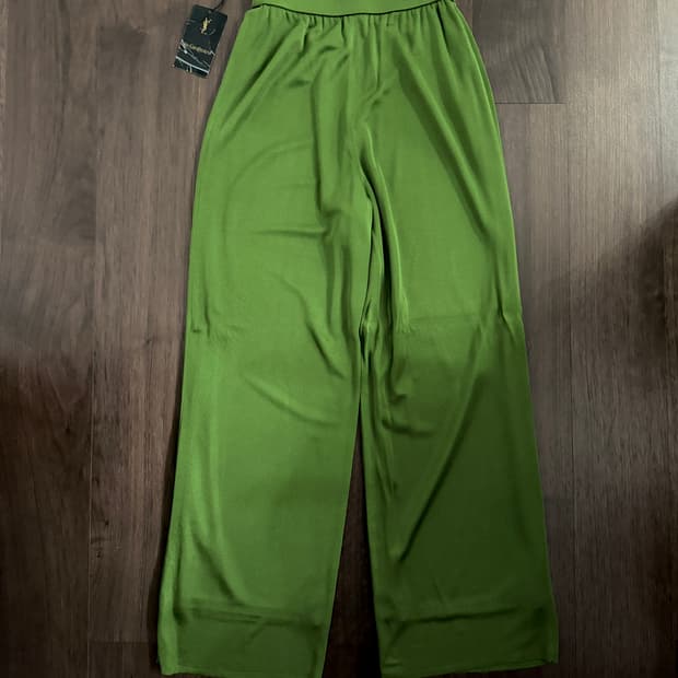 입생로랑 완두콩그린 바지