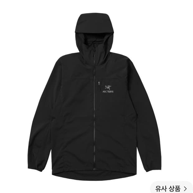 아크테릭스 스쿼미시 후디 블랙 M