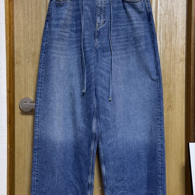 [L-LX] ZARA 자라x루이지 배기 팬츠 배기진 미디움 블루